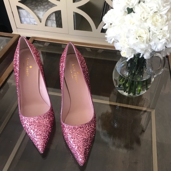 kate spade pink heels